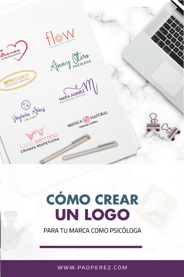 Como crear un logo para tu marca como psicológa #paoperez #logotipo  #branding - Marca Personal & Branding Visual para Psicólogas Y Coaches